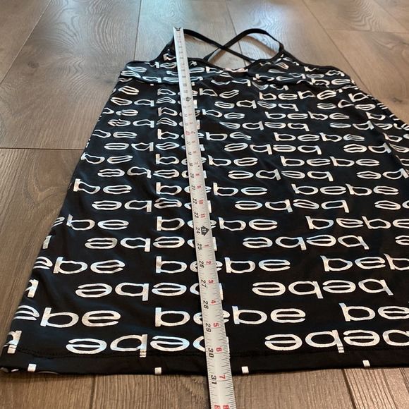 Bebe black and silver lingerie slip size medium - Picture 11 of 12